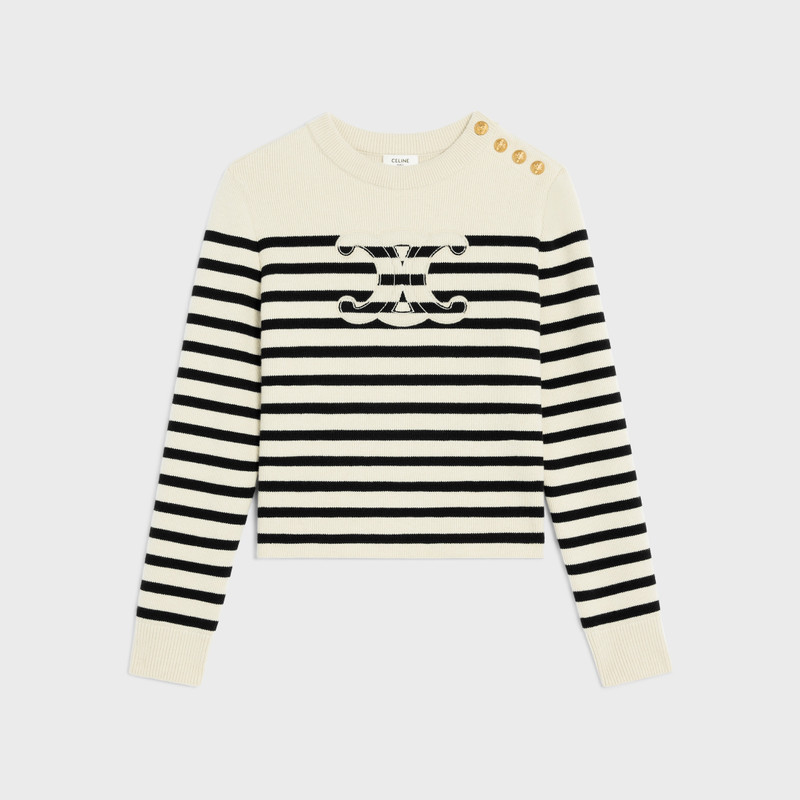 crew neck sweater IN wool cashmere 1