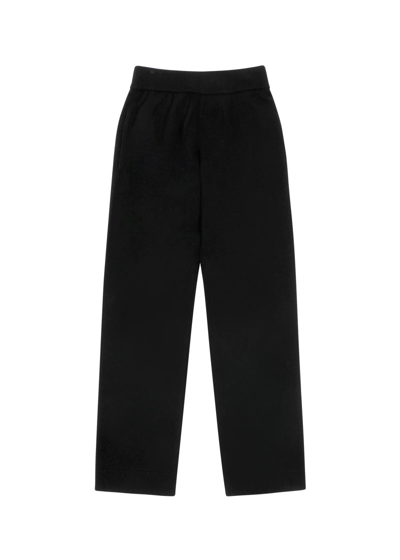 KNIT LOUNGE PANT BLACK 1