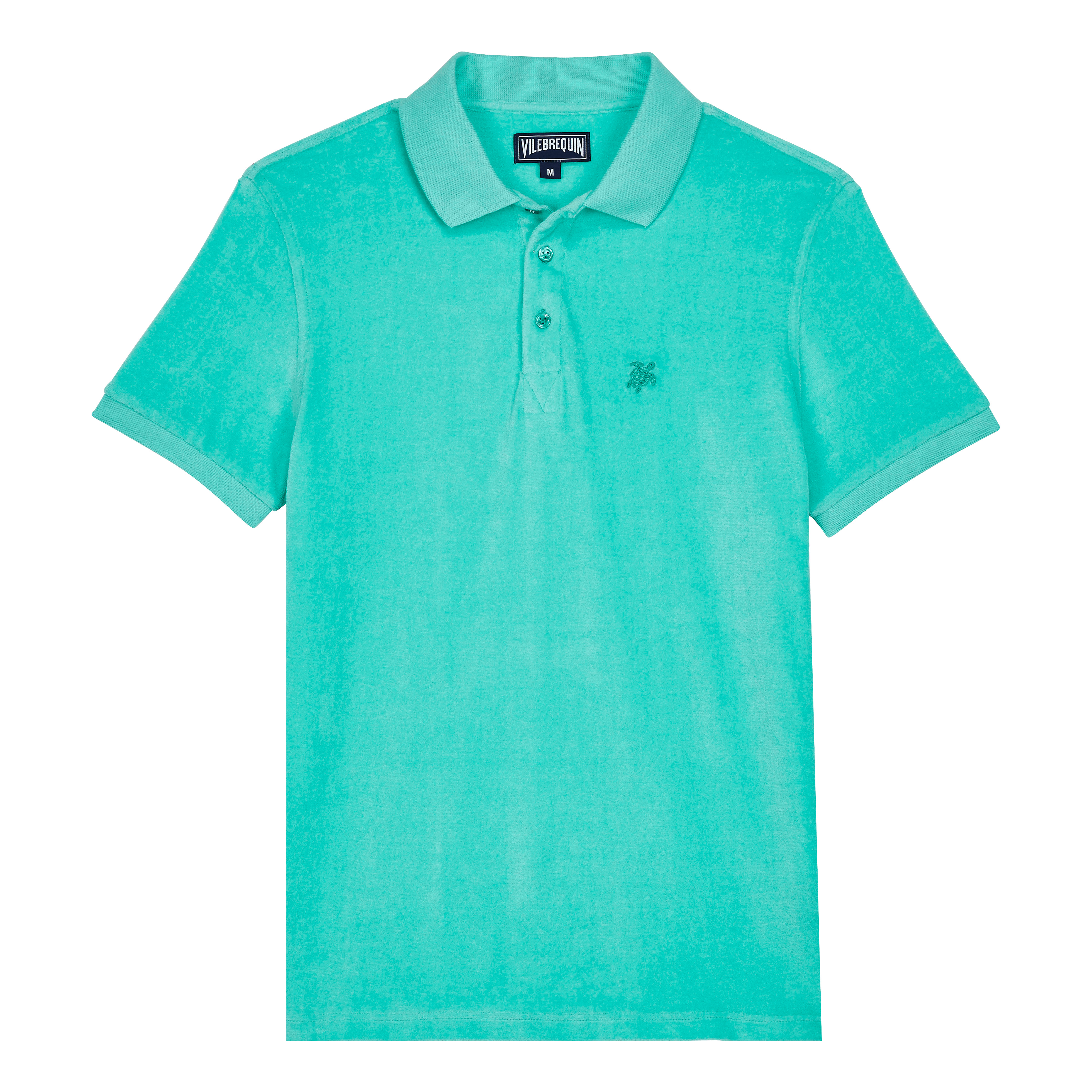 Men Terry Polo Shirt Solid - 1