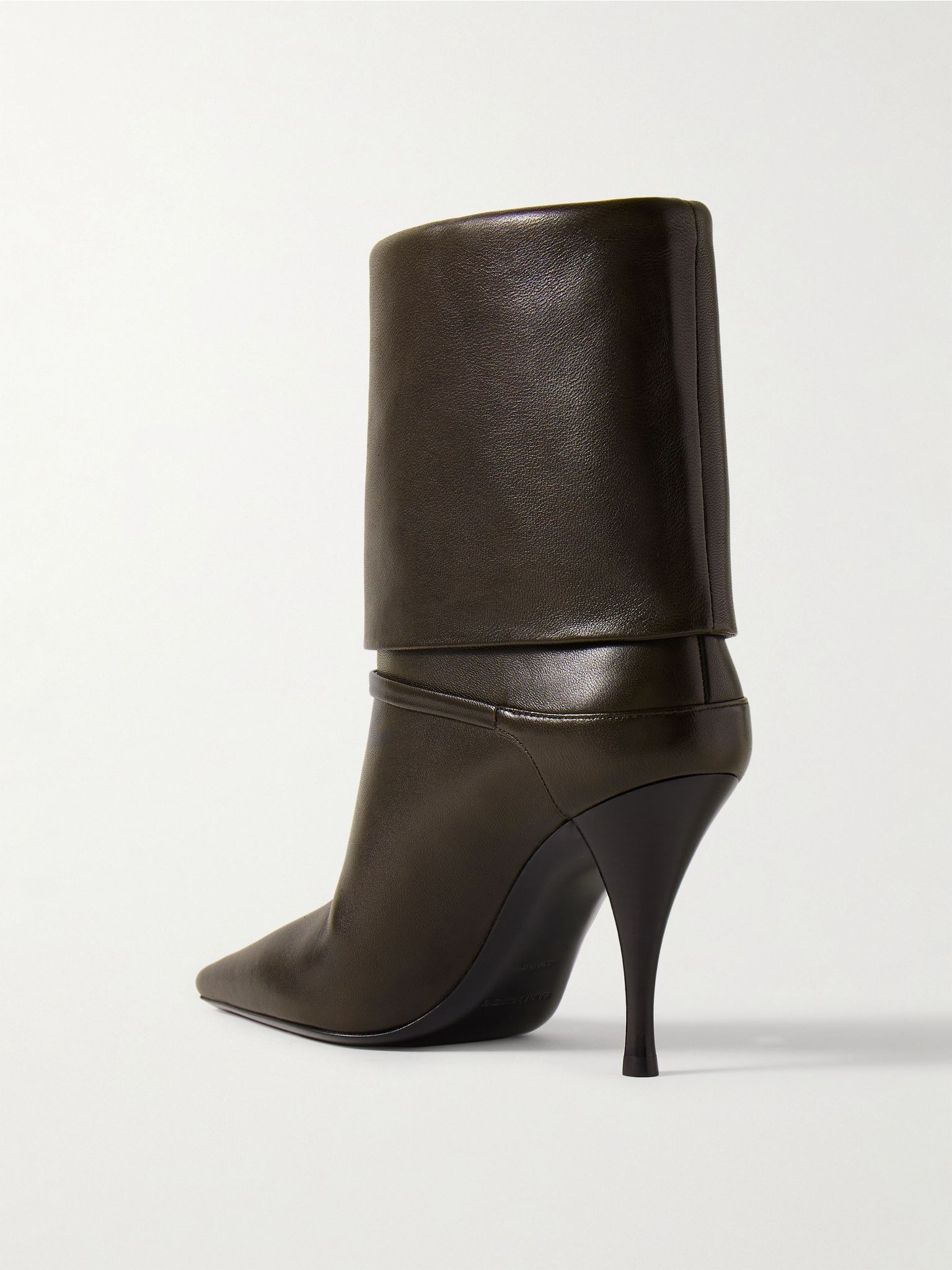Niki embellished leather ankle boots Brown - 3