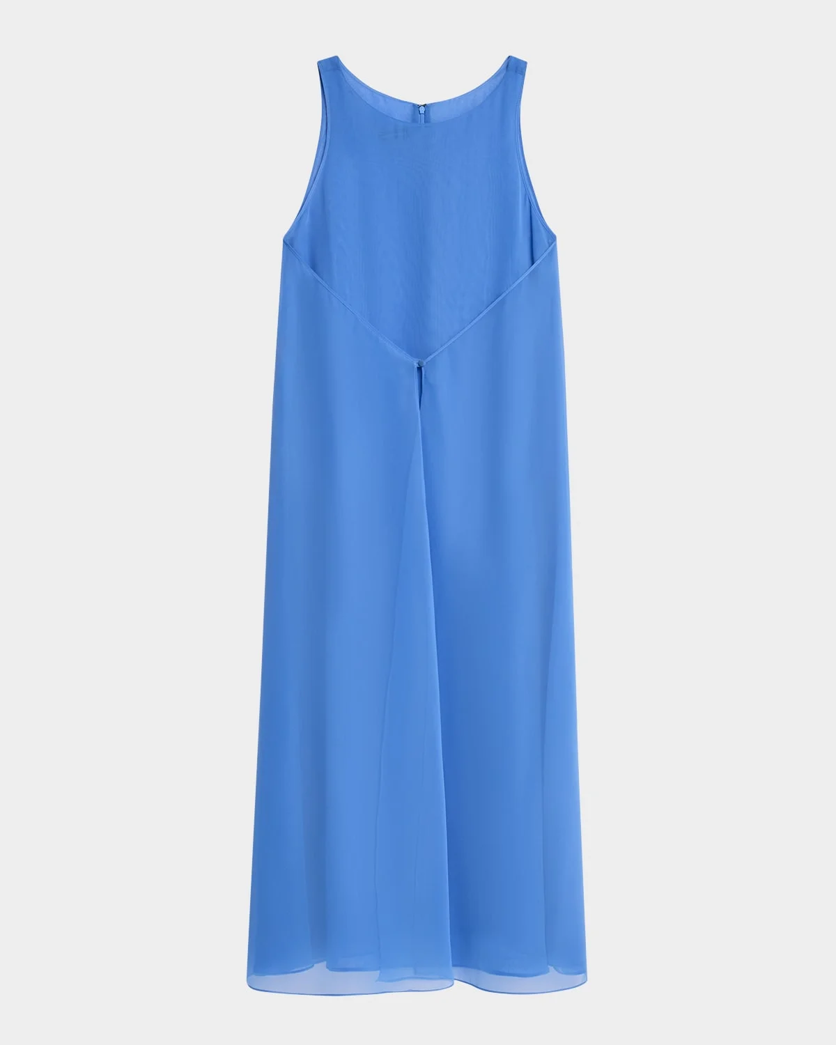 Sleeveless Techno Georgette Maxi Dress - 1