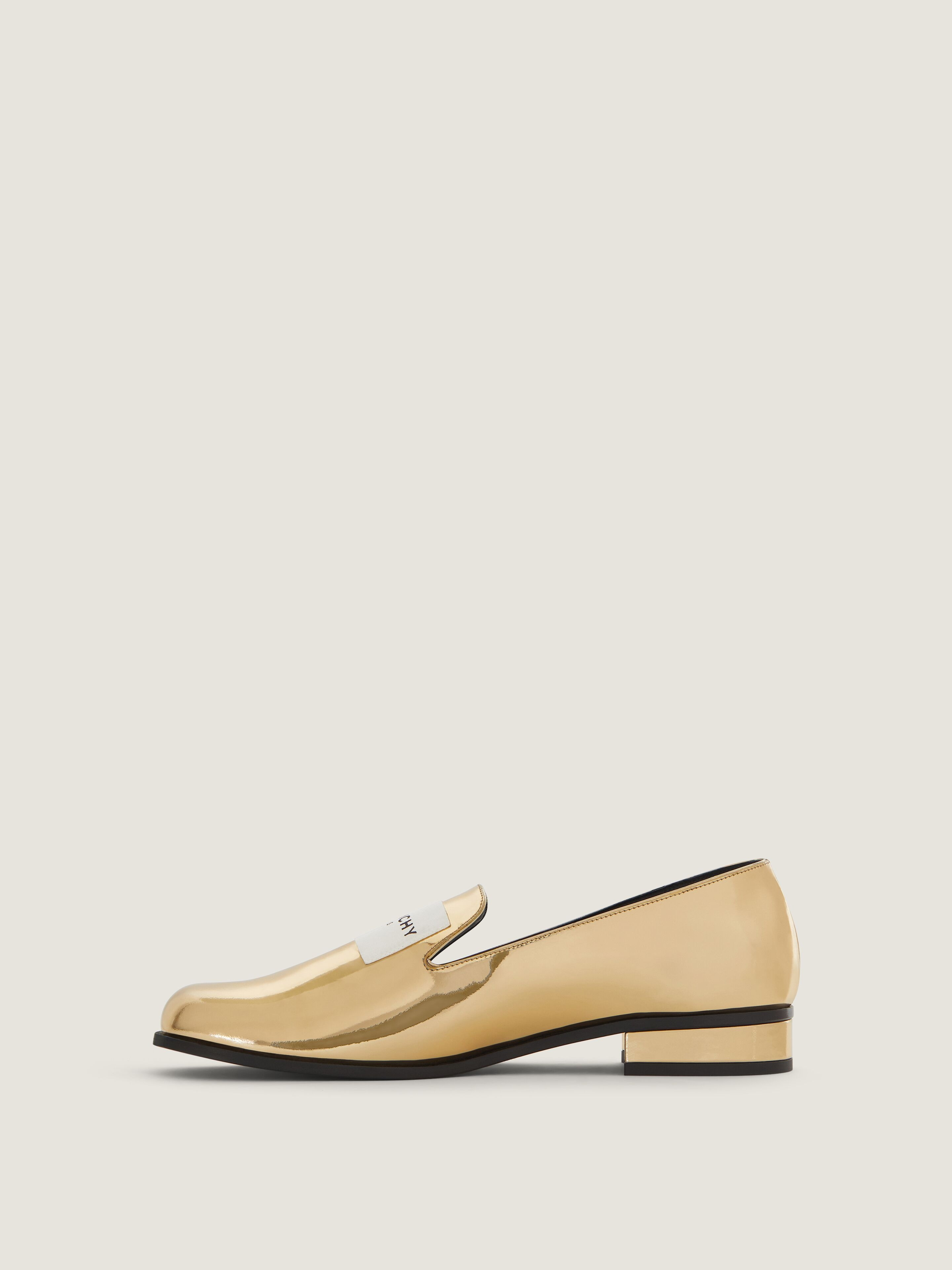 TUX LOAFERS IN MIRROR EFFECT LEATHER - 4