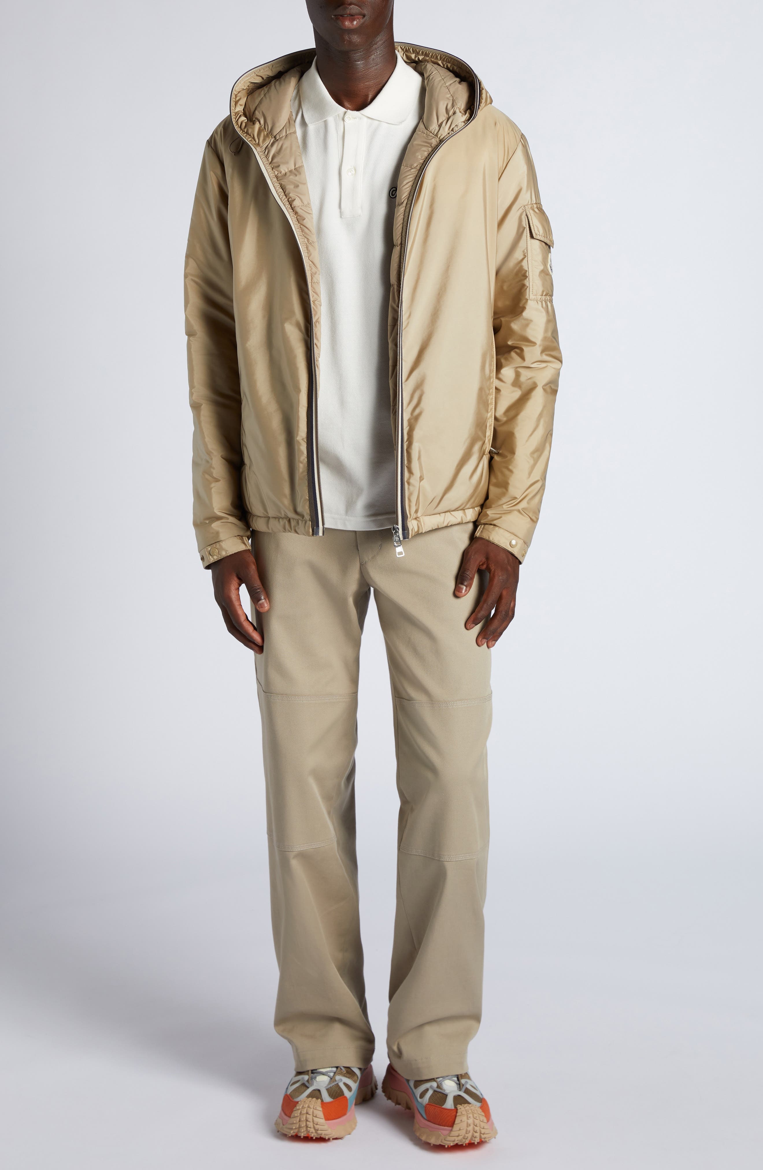 Moncler Evettes Down Jacket in Sand at Nordstrom - 2