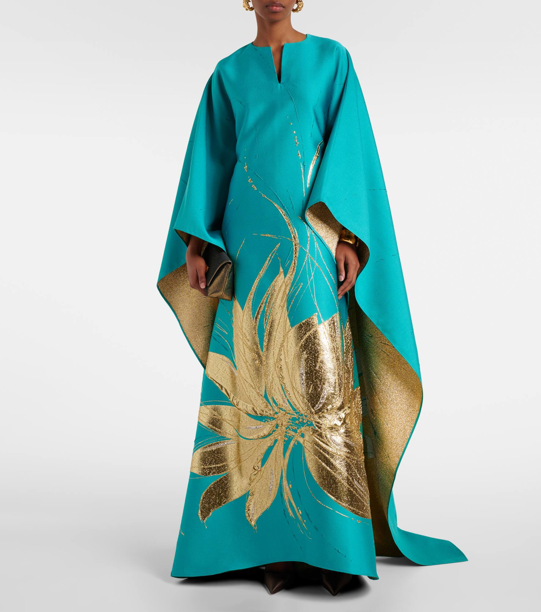 Iman jacquard brocade kaftan - 2