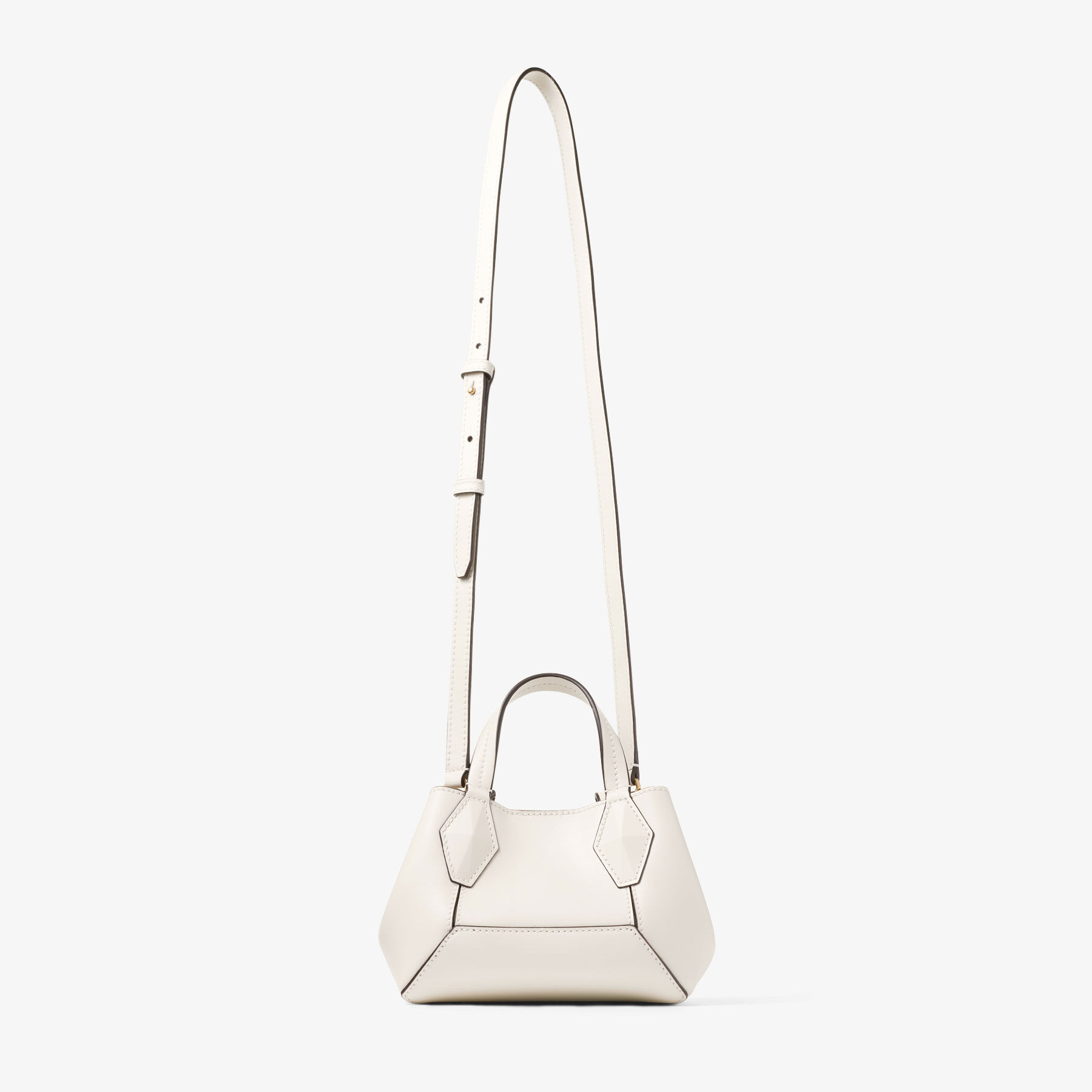 Diamond Tote XS
Latte Leather Mini Tote Bag - 5