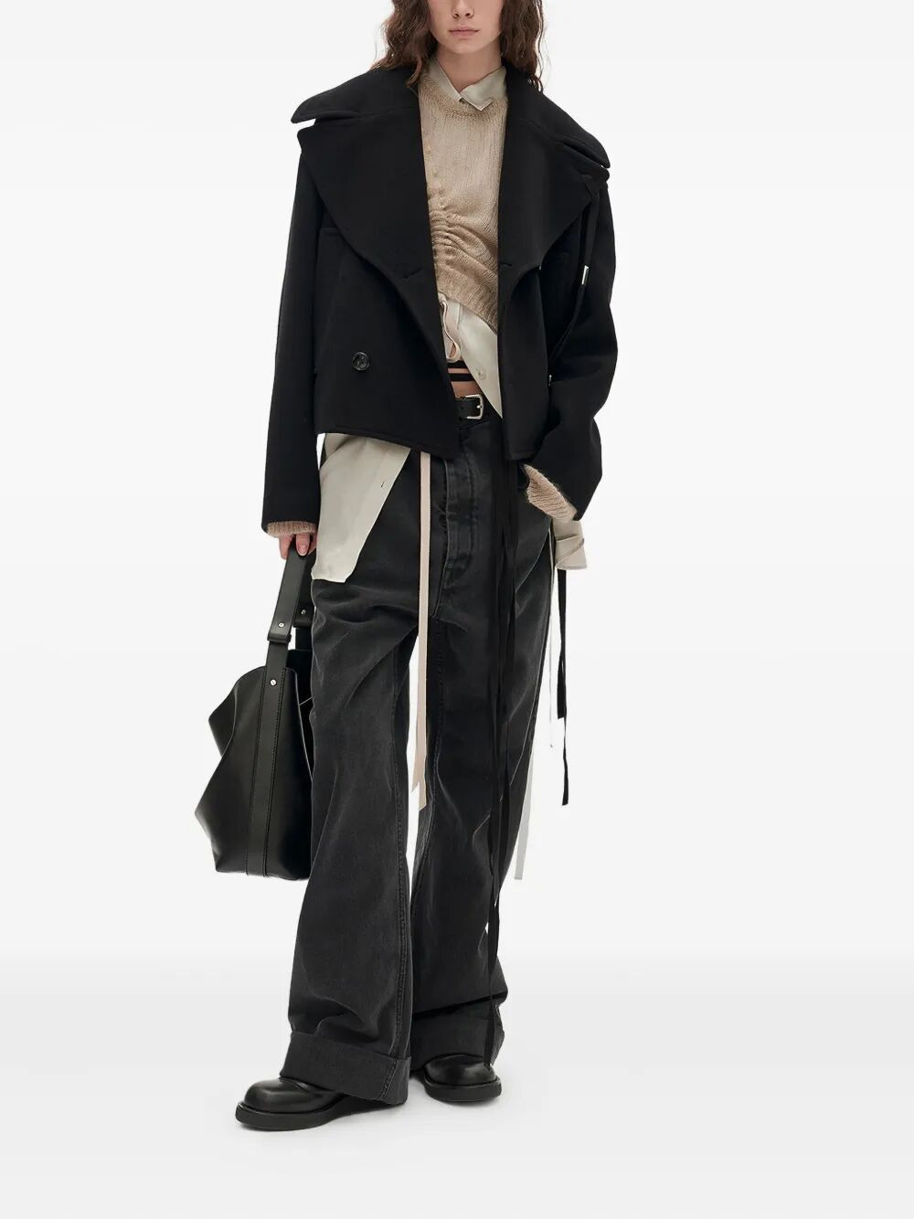 Ann Demeulemeester Women "Kristel" 5-Pockets High Comfort Trousers - 7