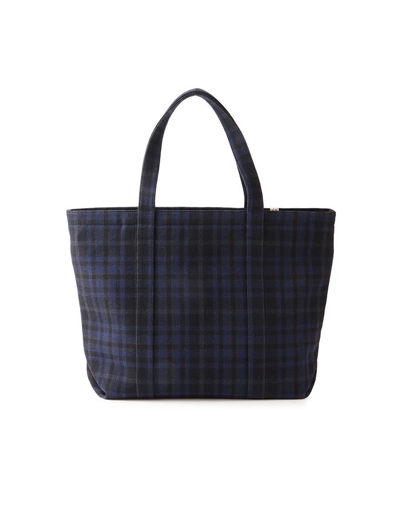 visvim UT.TOTE (M) BUFFALO CHECK NAVY outlook