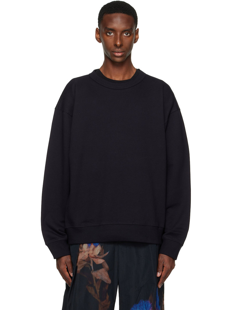 Navy Oversized Sweatshirt 1