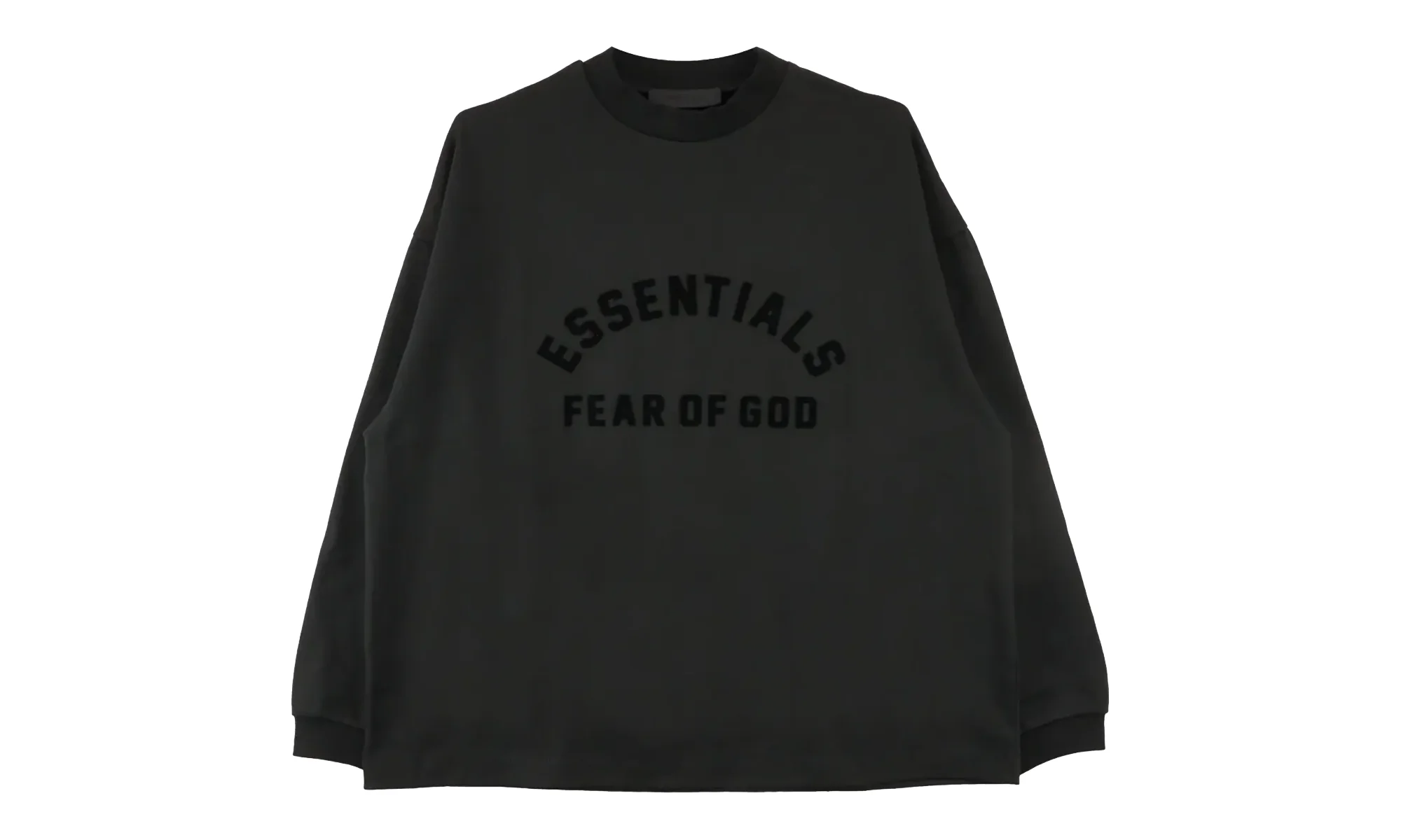 Heavy Jersey Long Sleeve Tee Shirt "Jet Black" 125SP242014F - 1