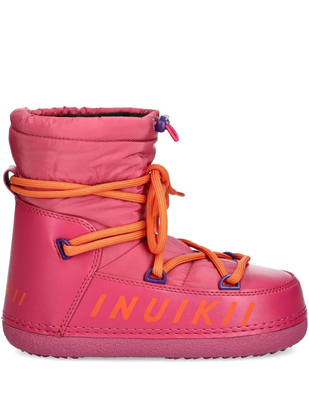 padded lace-up boots - 1