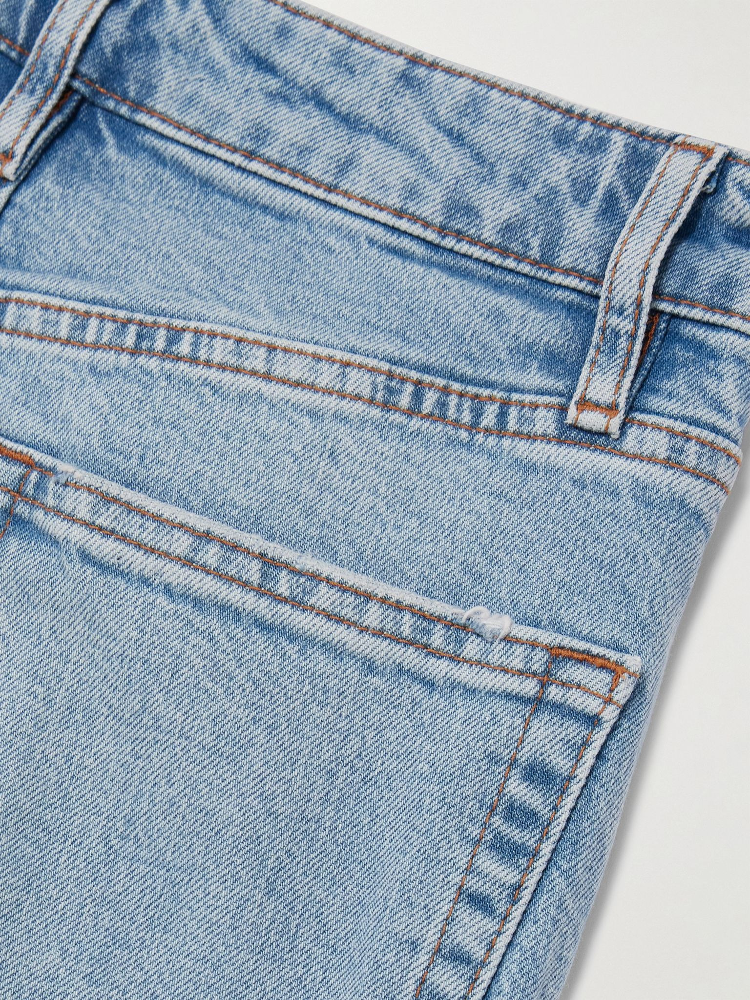The Wide high-rise wide-leg jeans Light denim - 6