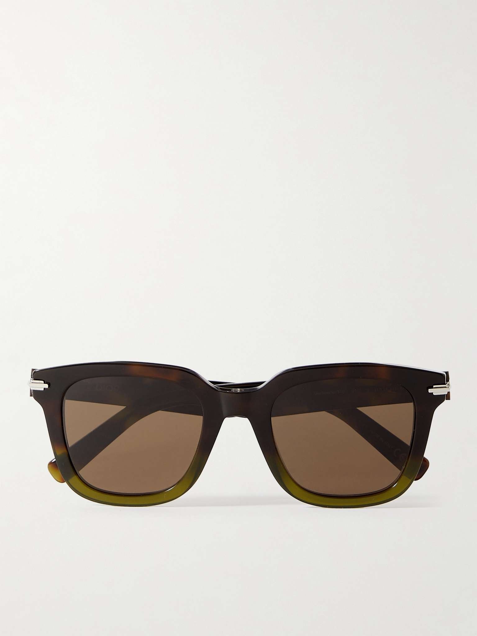 DiorBlackSuit R2I Round-Frame Tortoiseshell Acetate Sunglasses - 1