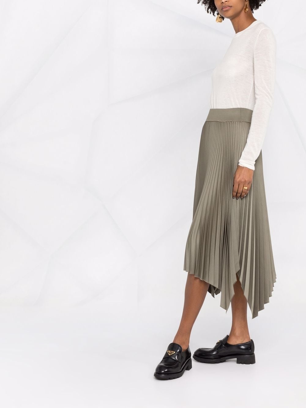 round-neck knitted top - 6