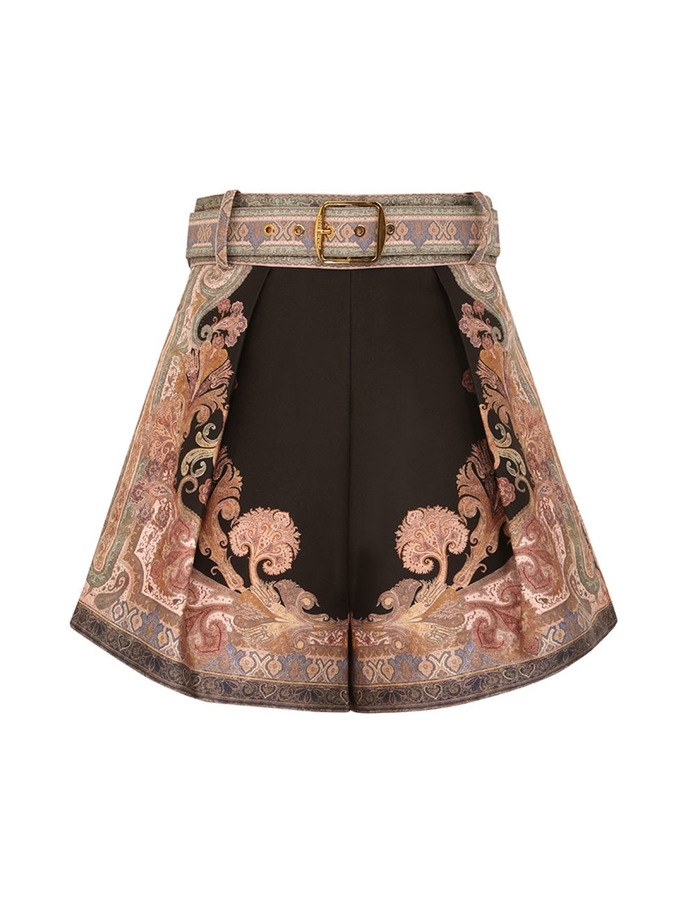 Zimmermann Printed silk blend Illustration shorts