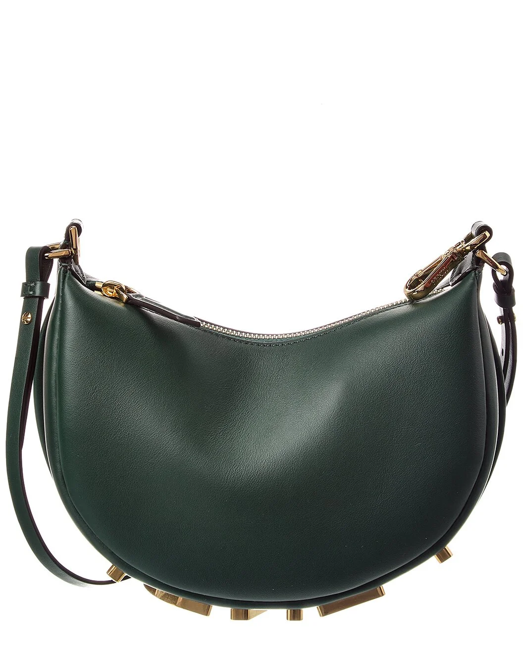 FENDI Fendigraphy Mini Leather Hobo Bag - 1