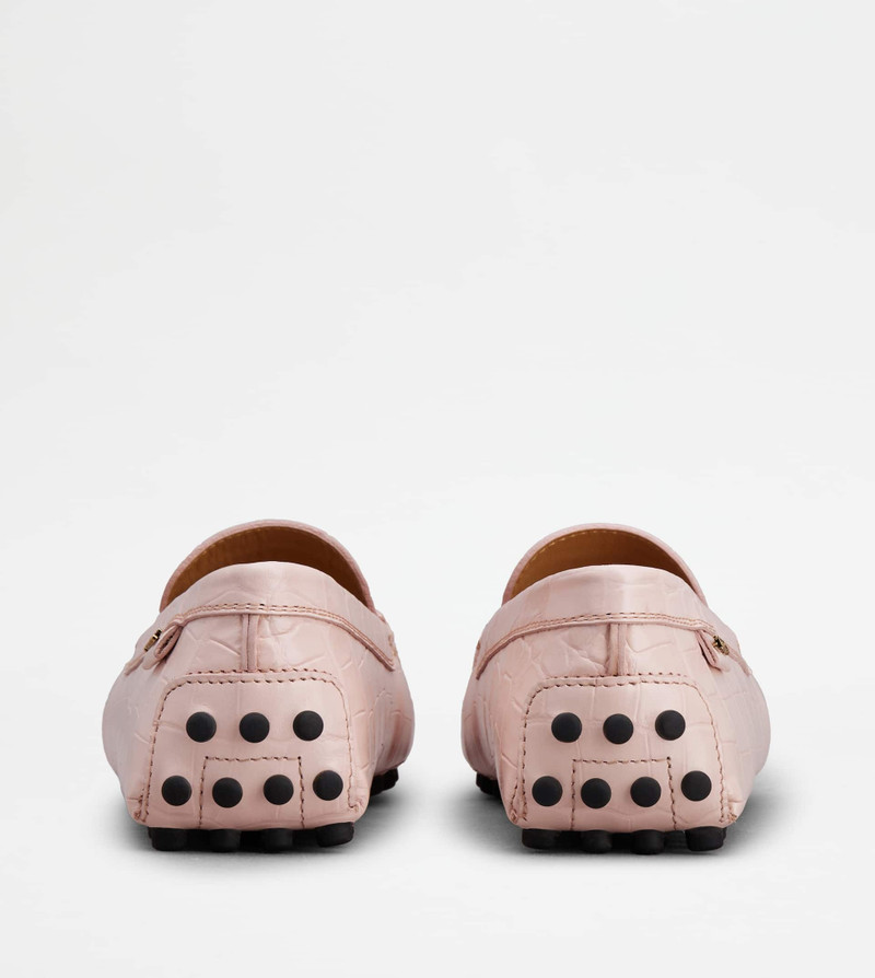 GOMMINO DRIVING SHOES IN LEATHER - PINK 3