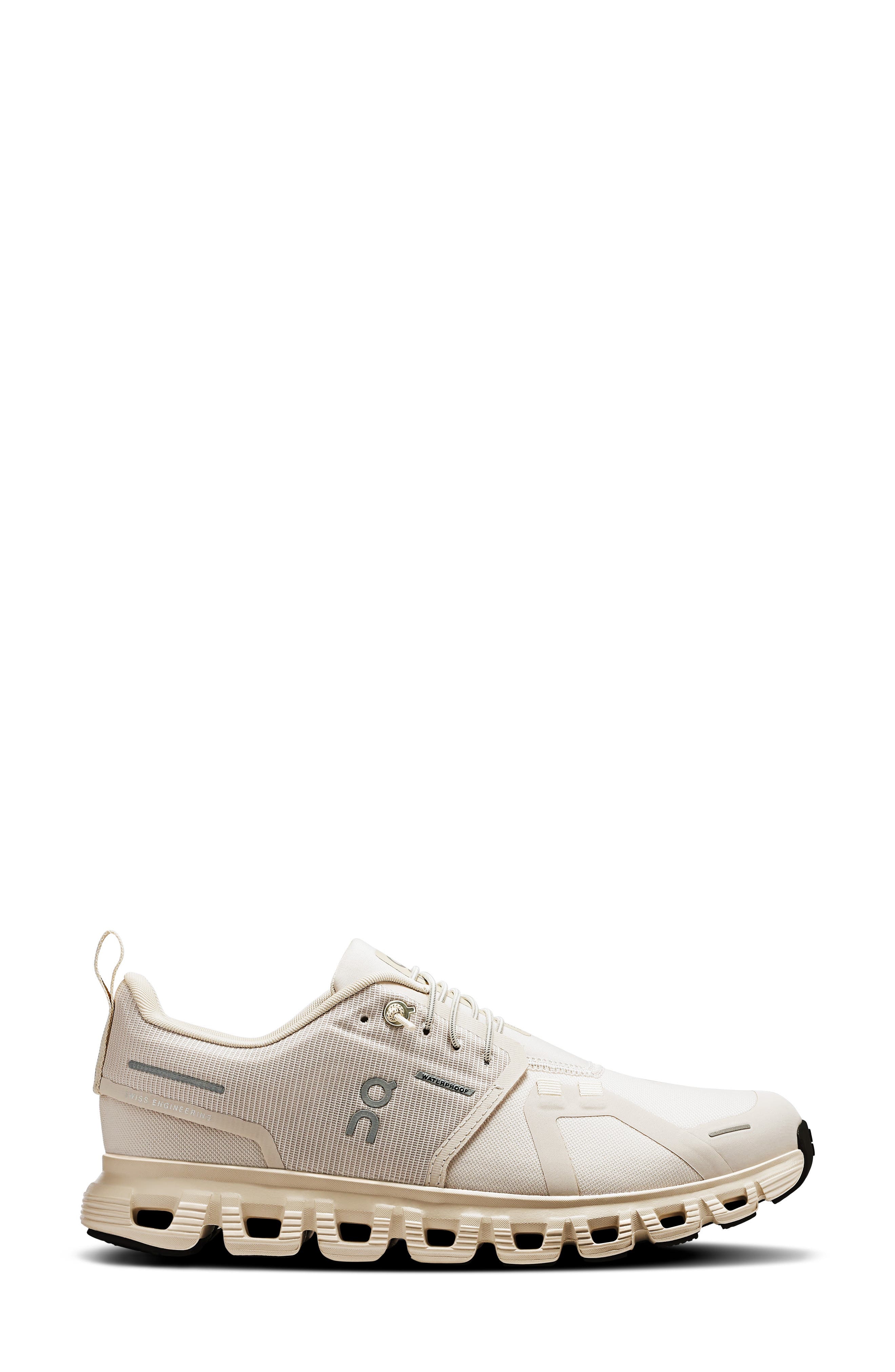 On Cloud 6 Waterproof Sneaker in Pearl/Cream at Nordstrom - 2