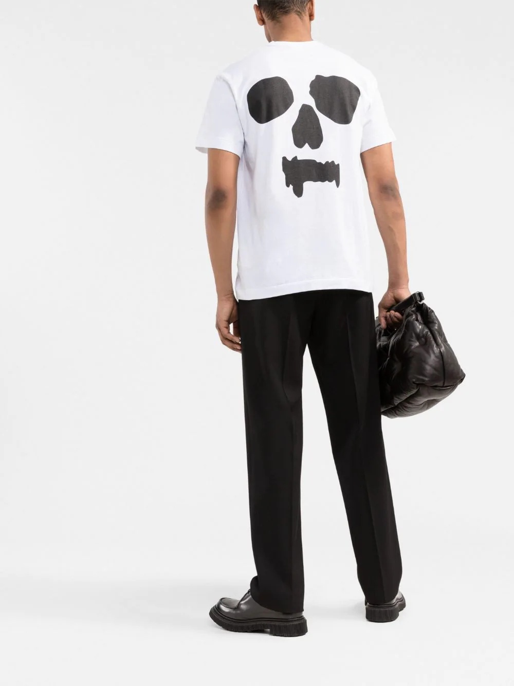 skull-print T-shirt - 4