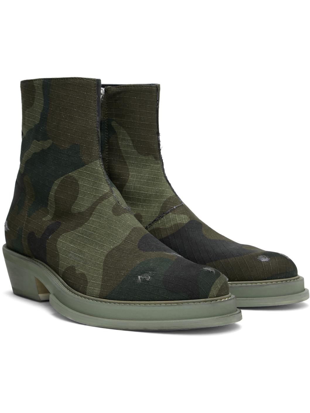 Khaki West Coast Boots - 4