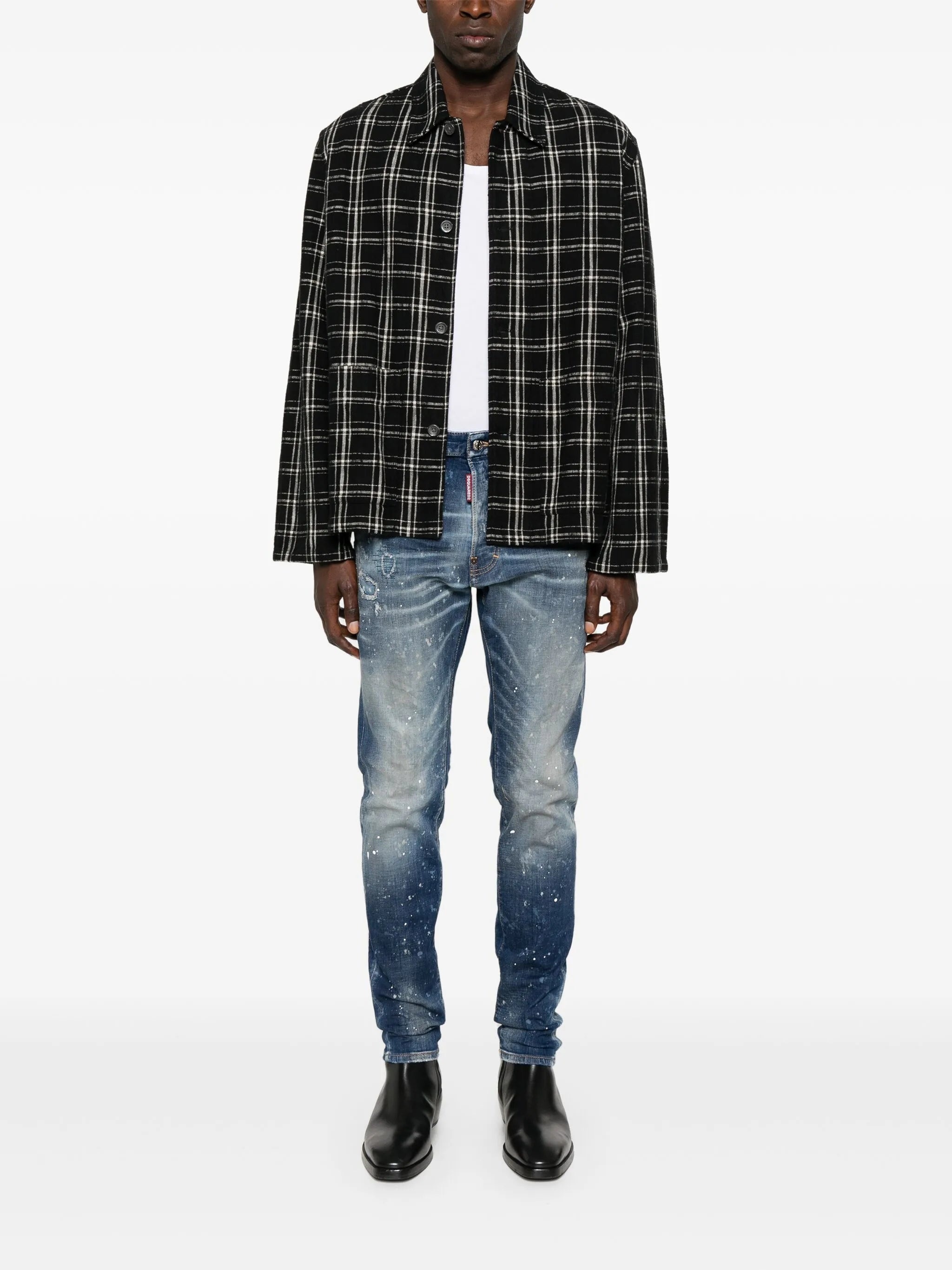 Dsquared2 Ripped Wash Bro Jeans - 2
