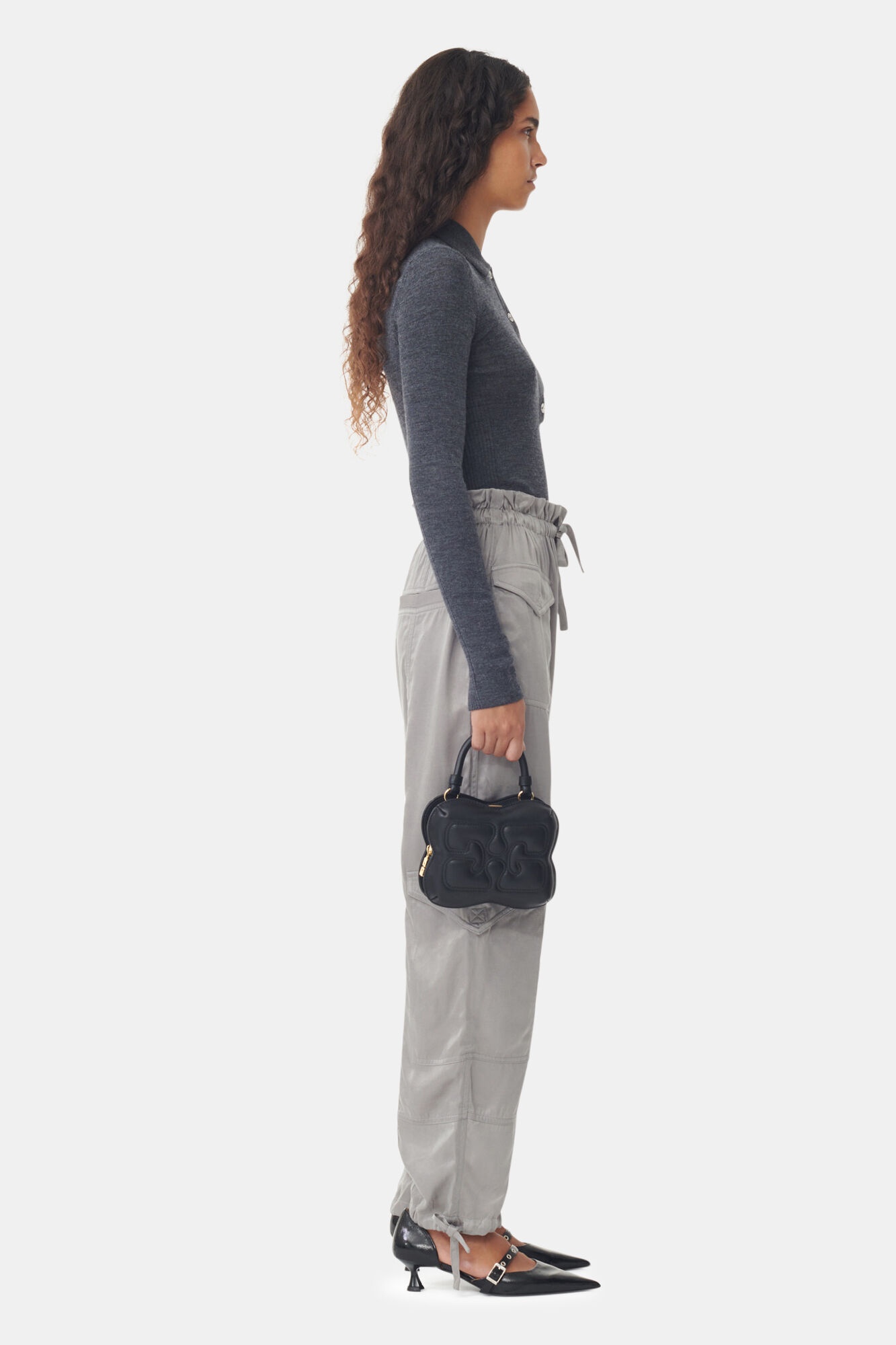 BLACK SMALL BUTTERFLY CROSSBODY BAG - 4
