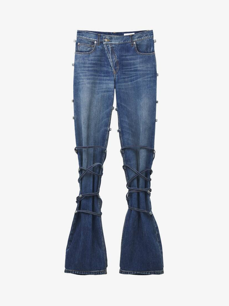 Baggy Tied Jeans - 1