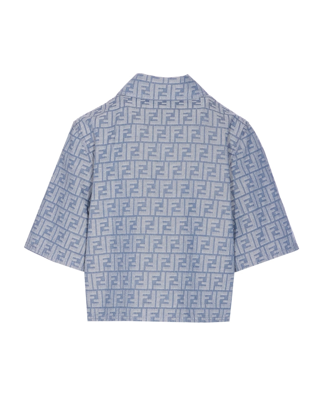 Ff Logo Denim Shirt - 2