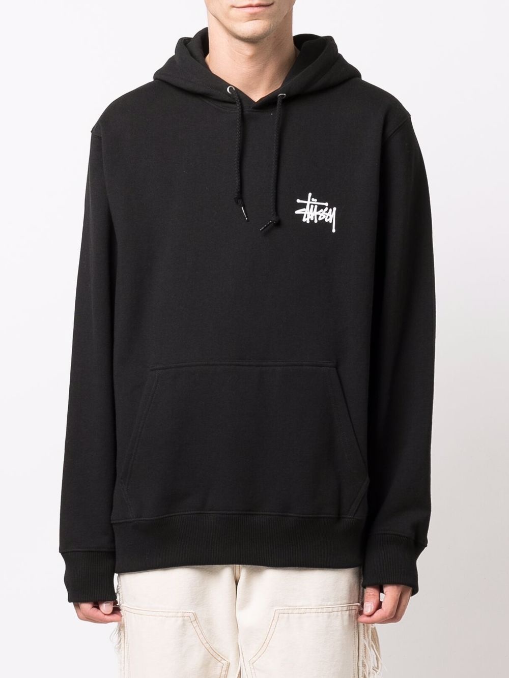 logo-print pullover hoodie - 3