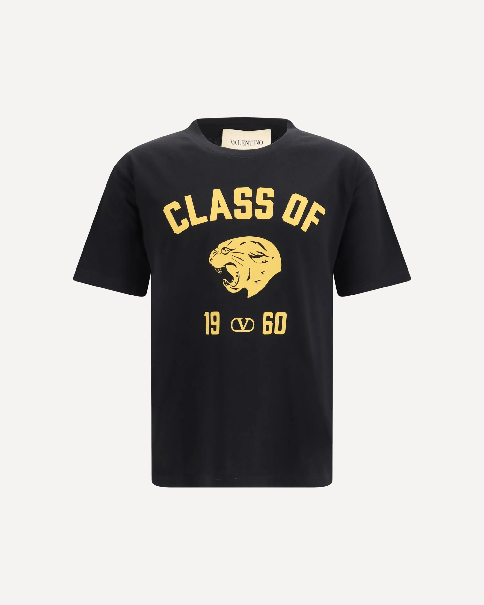 Panther print cotton T-shirt - 1