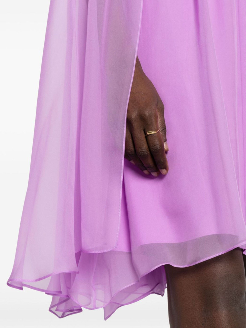 Footing chiffon mini dress 5