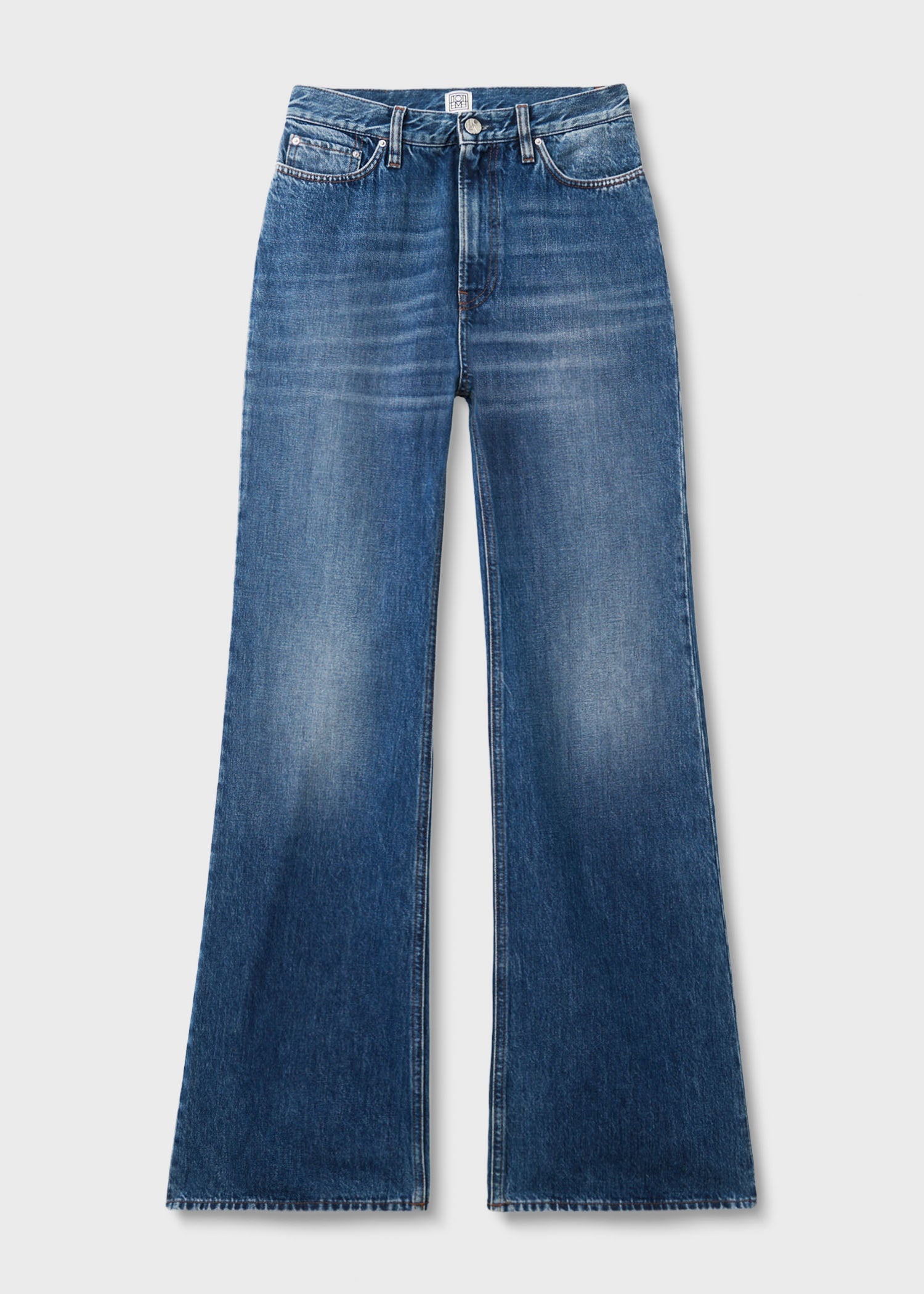 Boot leg denim mid blue - 1