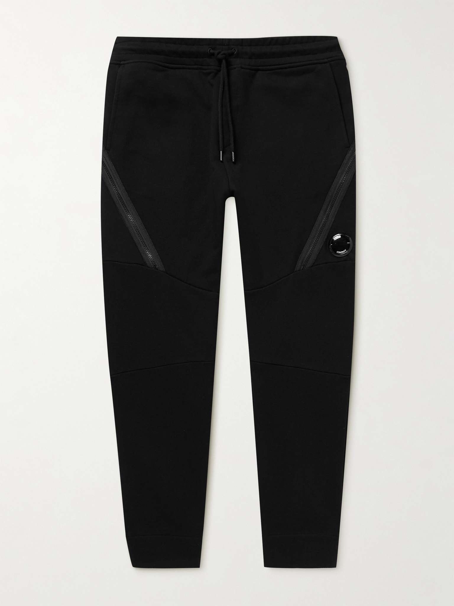 Tapered Cotton-Jersey Track Pants - 1