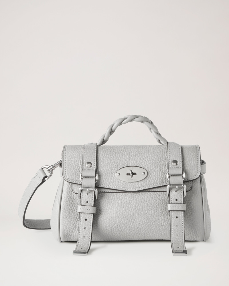 Mini Alexa Pale Grey Heavy Grain 1