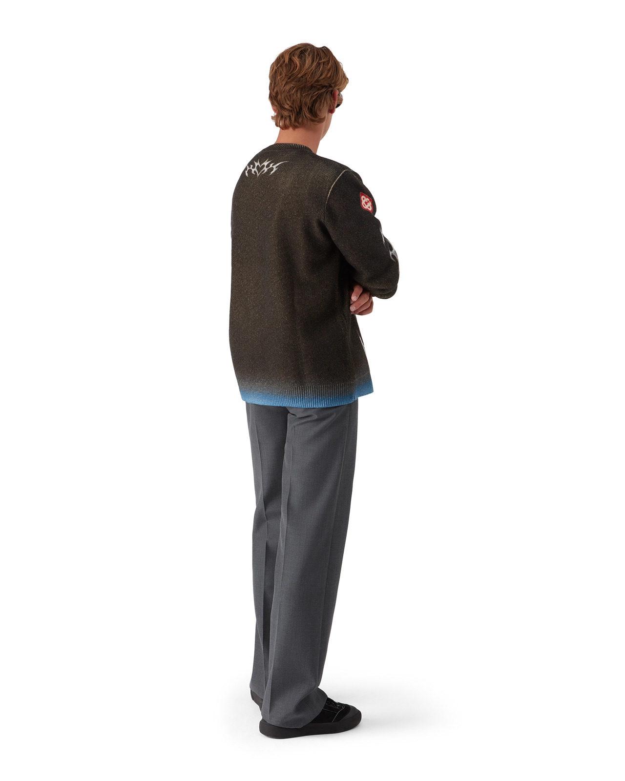 Blades Cashmere Blend Jumper | Casablanca Paris - 4