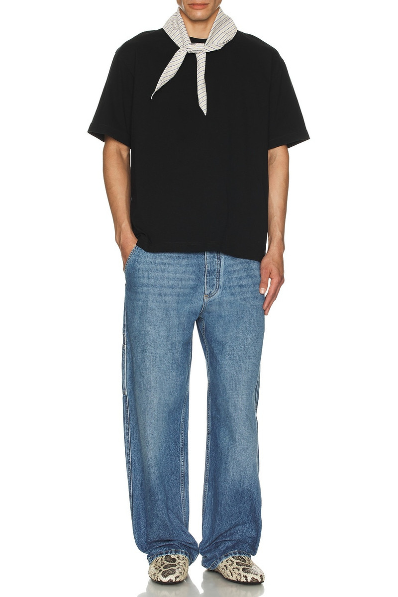 Bottega Veneta Pima Cotton Jersey Foulard Collar Tee outlook
