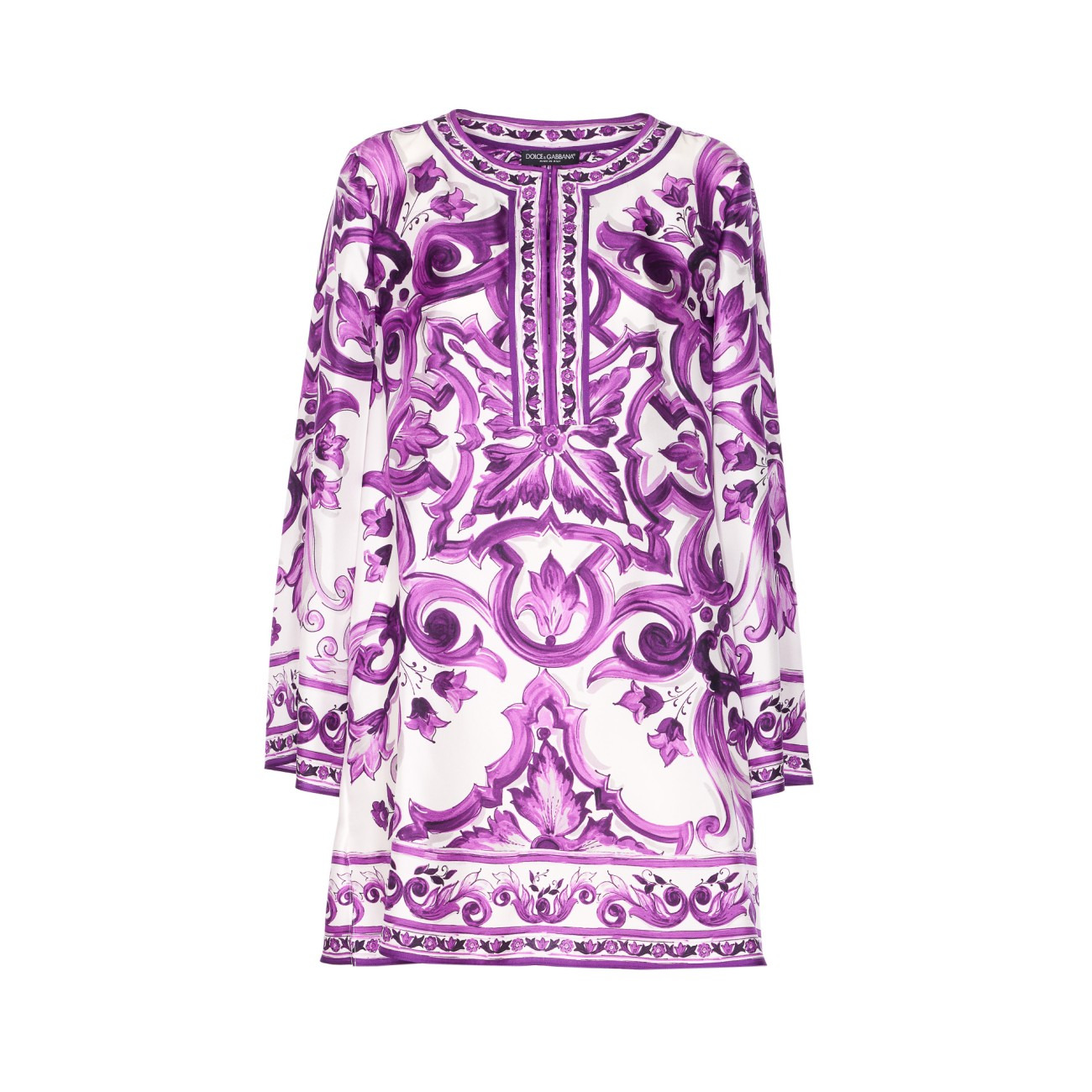 Dolce&Gabbana Women Maiolica Print Kaftan Dress - 1