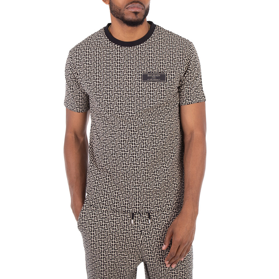 Balmain Monogram Jacquard T-Shirt - 3