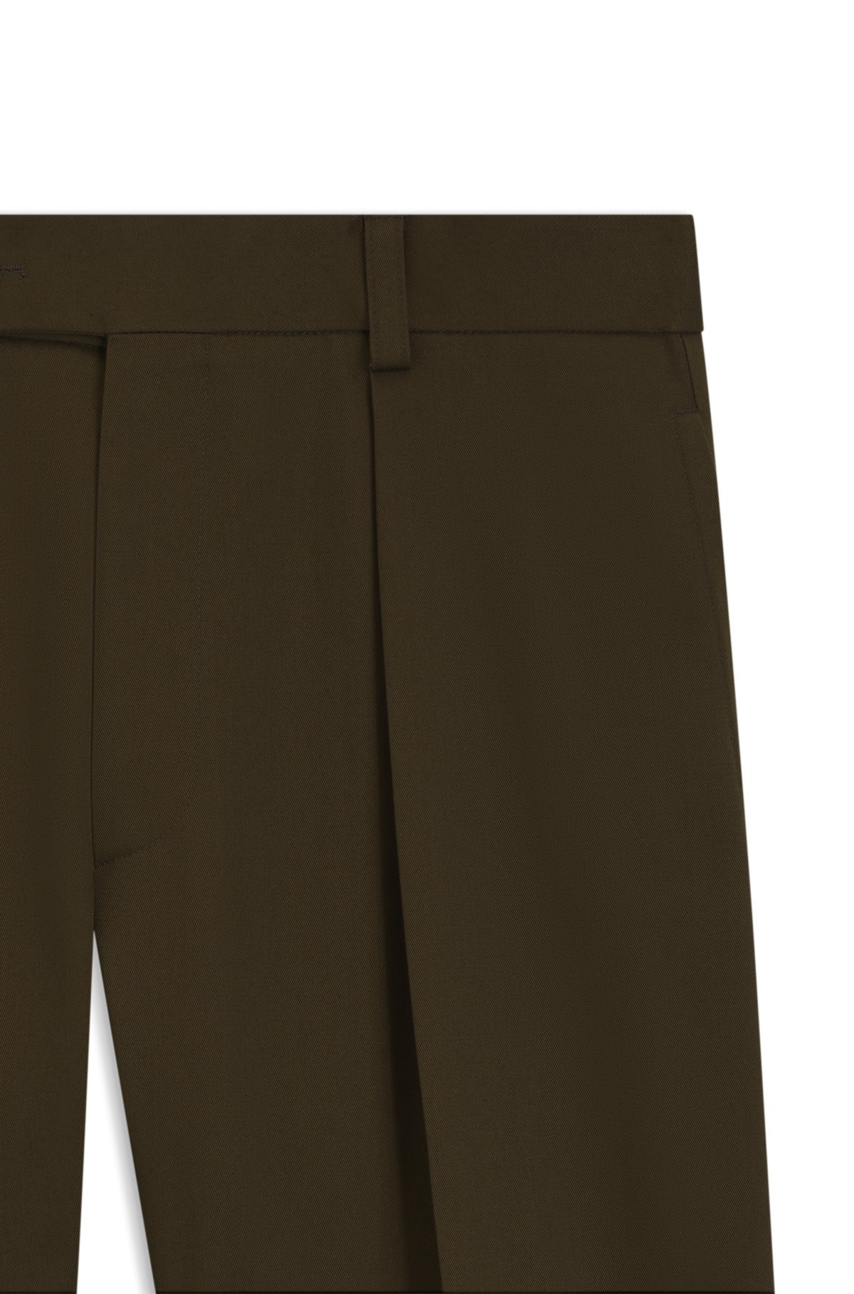 BECKHAM X BOSS MICRO-PATTERNED TROUSERS IN COTTON - 6