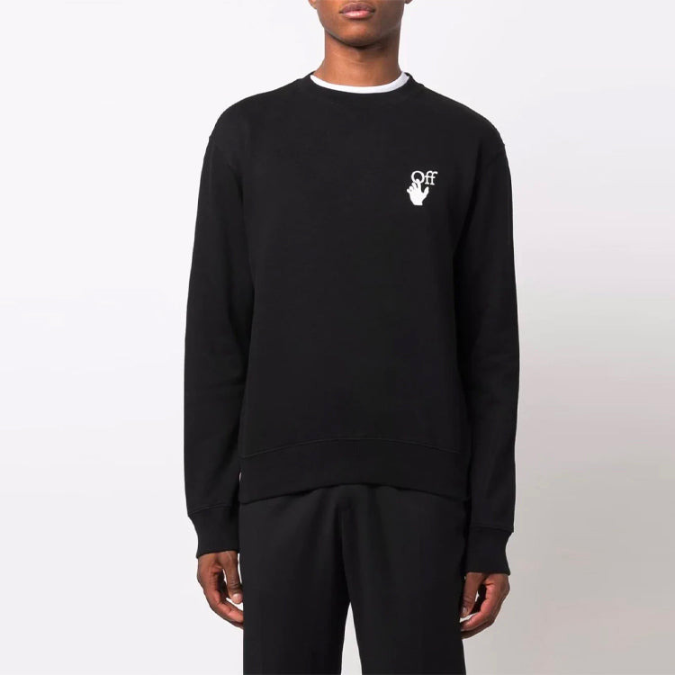 Men's Off-White FW21 Arrow Pattern Loose Fit Black OMBA025F21FLE0081084 - 2