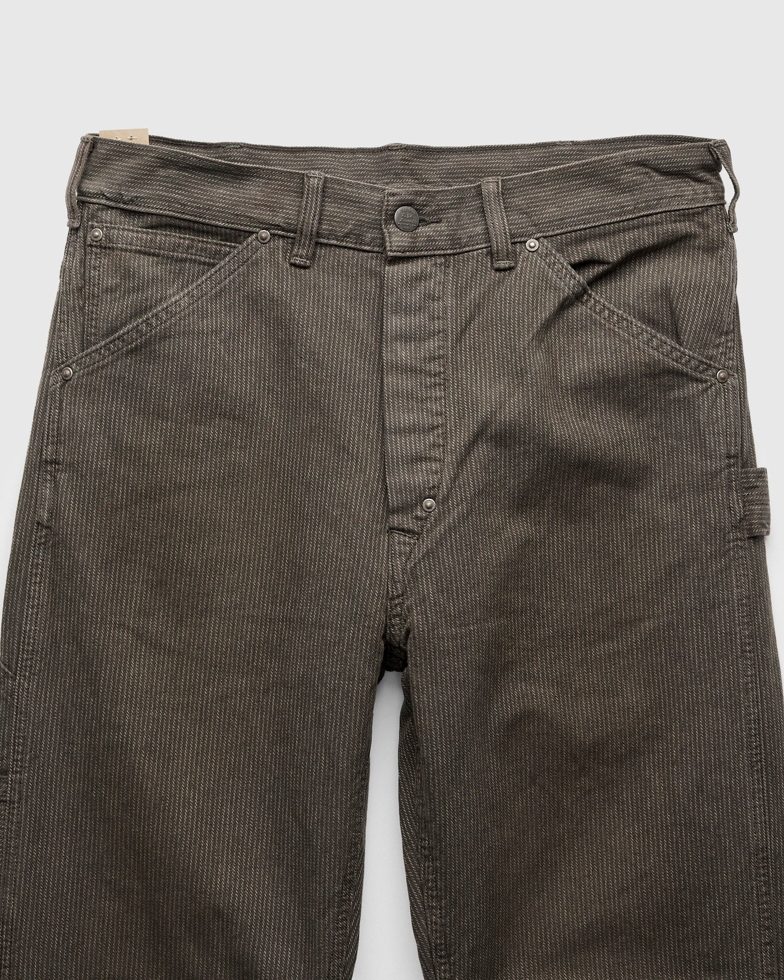 Hamilton Carpenter Pants in Black/White Twill - 4