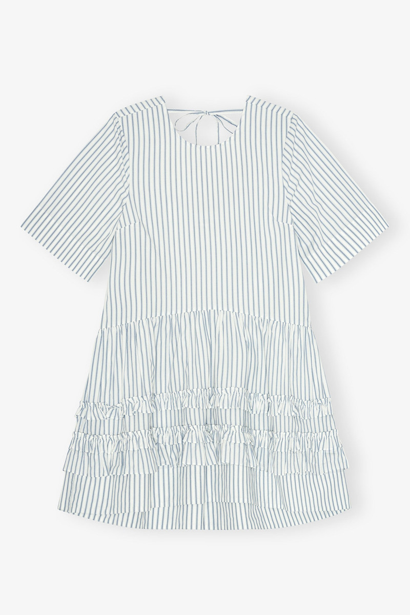 STRIPED ORGANIC COTTON MINI DRESS 1