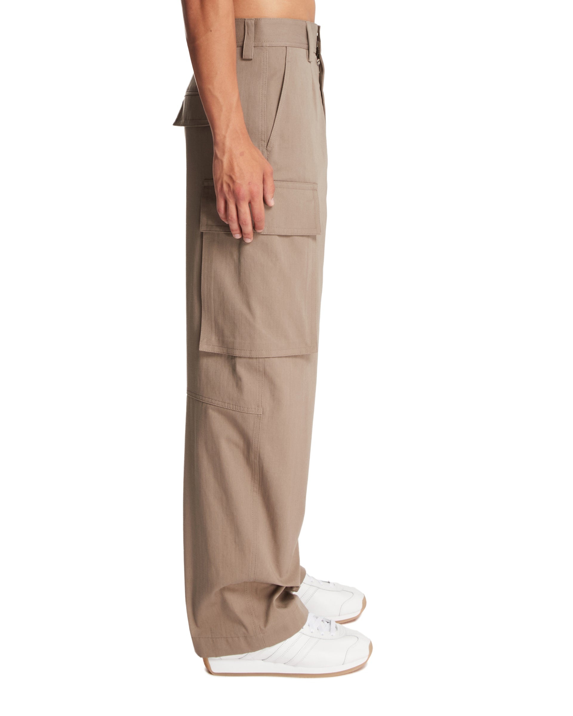 Beige Cargo Pants - 5