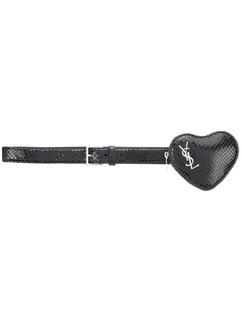 Monogram heart-shaped belt bag - 1