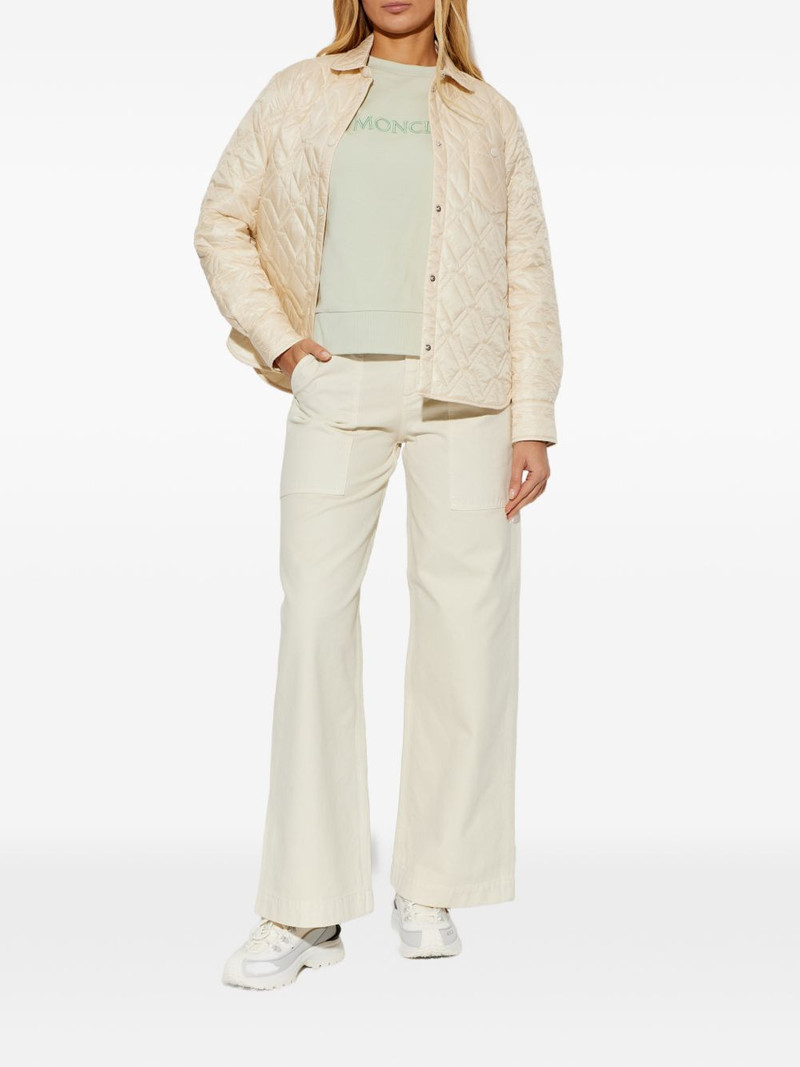 Moncler logo-embroidered sweatshirt outlook