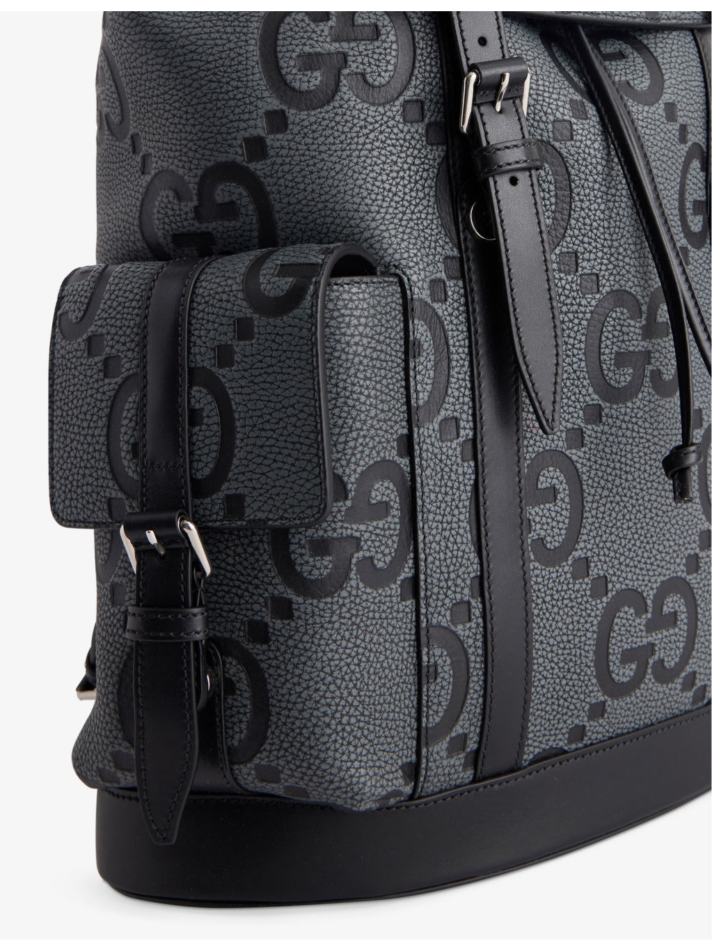 Jumbo GG-Monogram Leather Backpack - 3