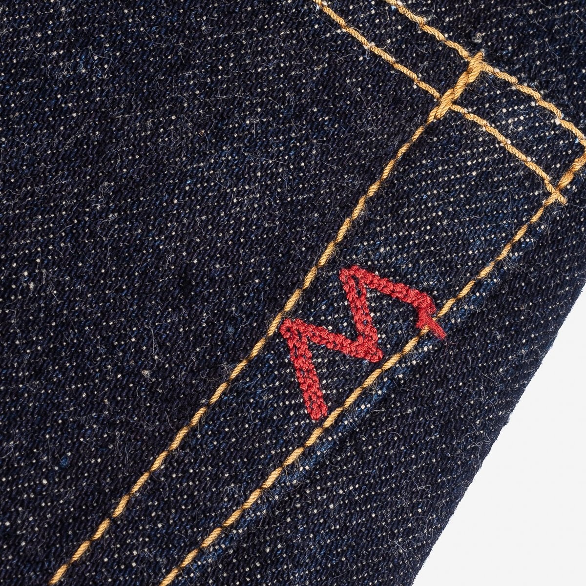 IH-634N 17oz Selvedge Denim Straight Cut Jeans - Natural Indigo - 10