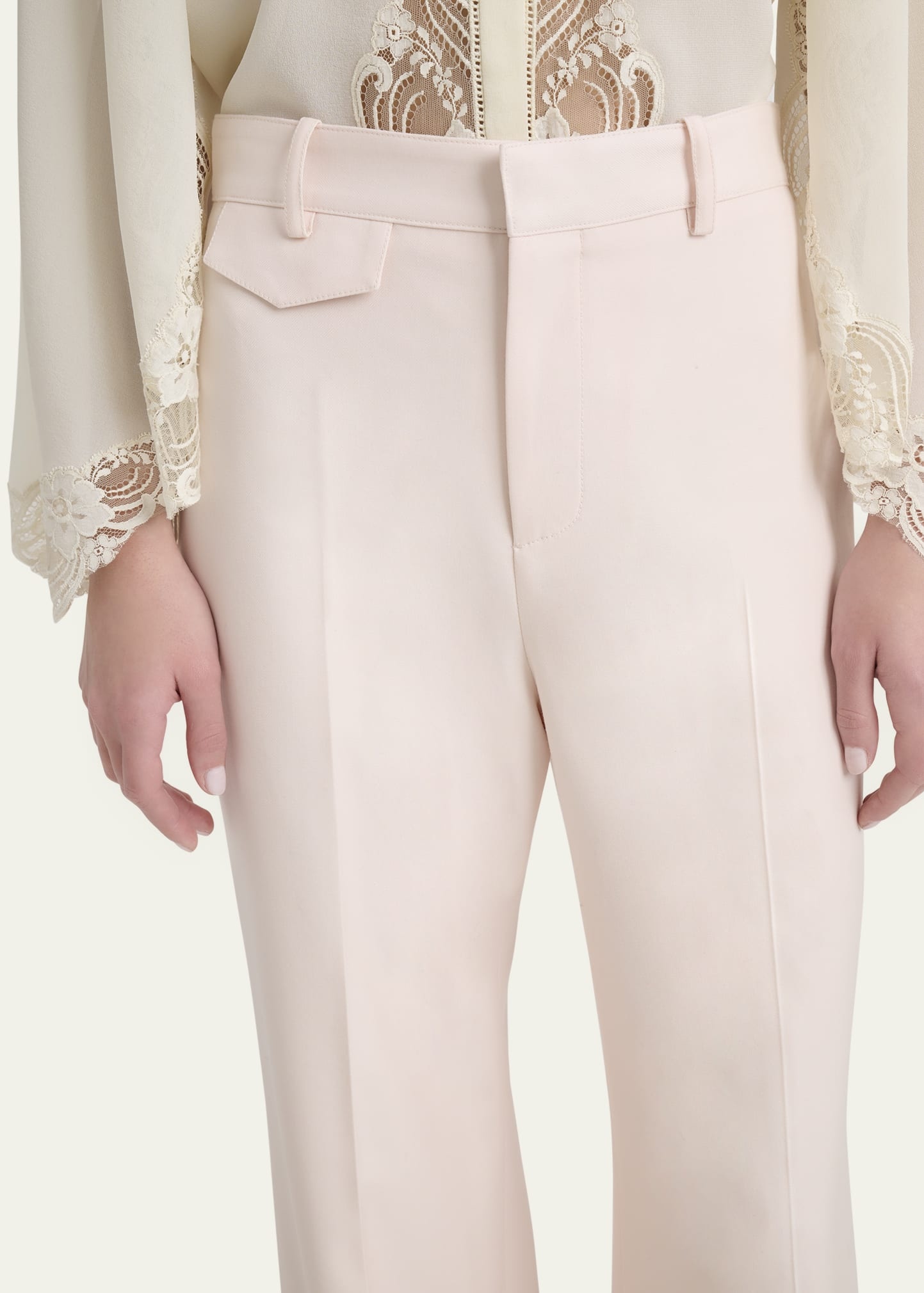 High-Rise Wide-Leg Suiting Trousers - 5