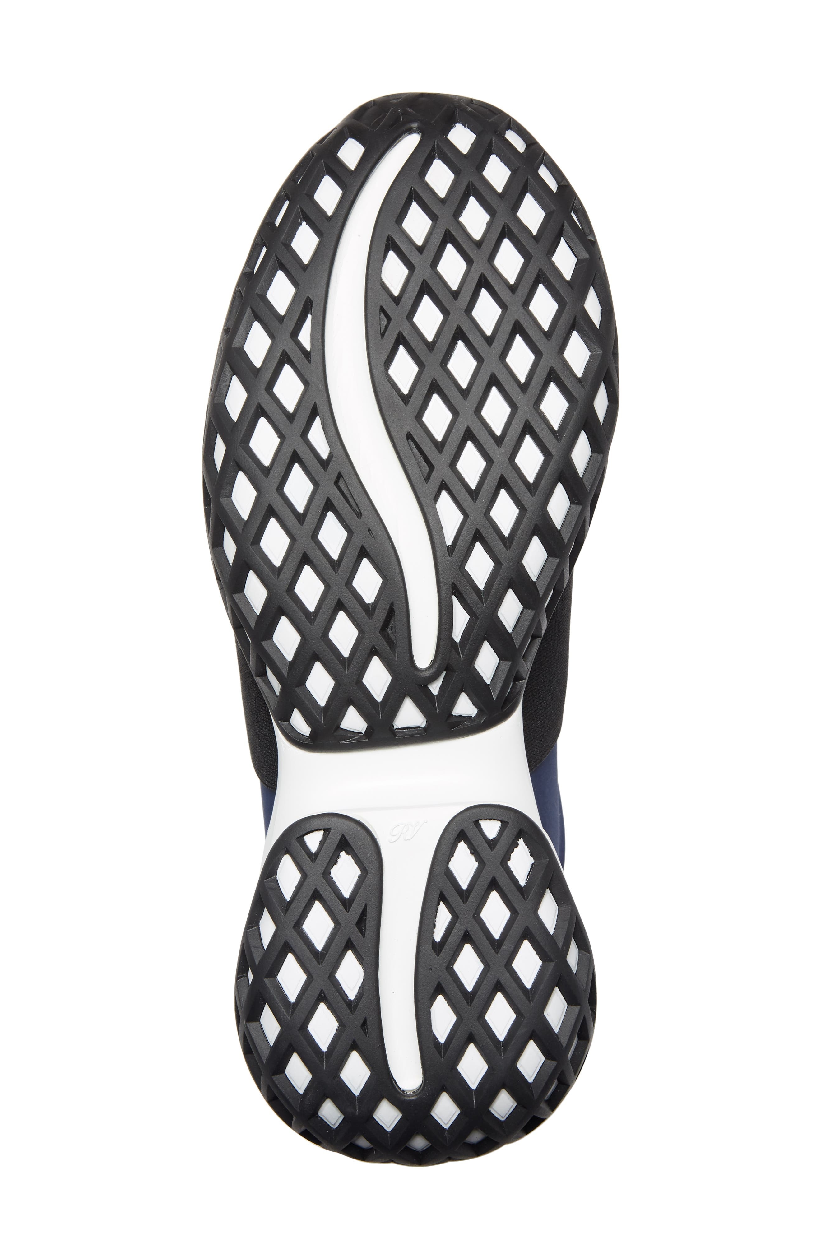 Roger Vivier Viv Crystal Buckle Slip-On Sneaker in Navy/Black at Nordstrom - 6