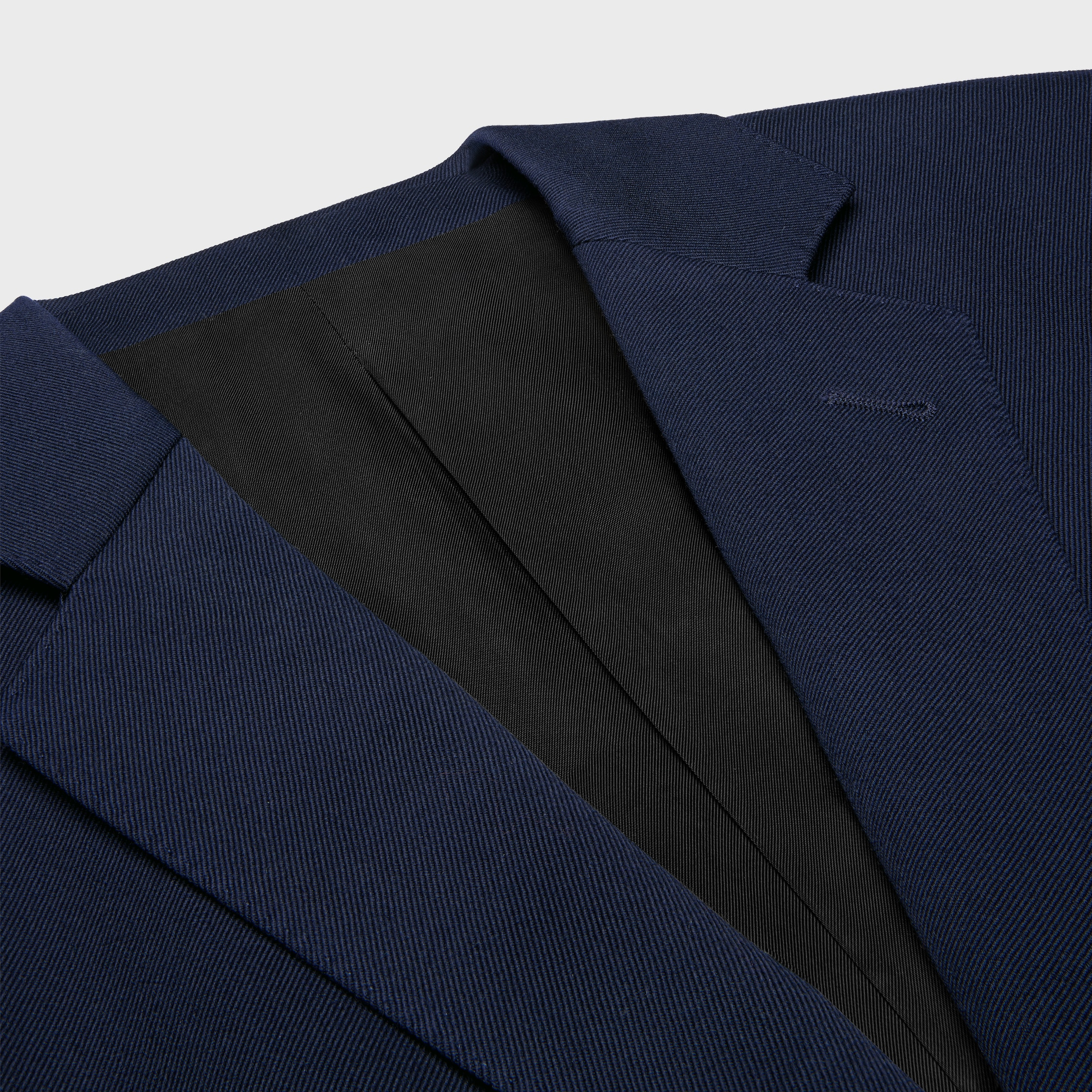tailored jacket IN DIAGONAL WOOL - 3