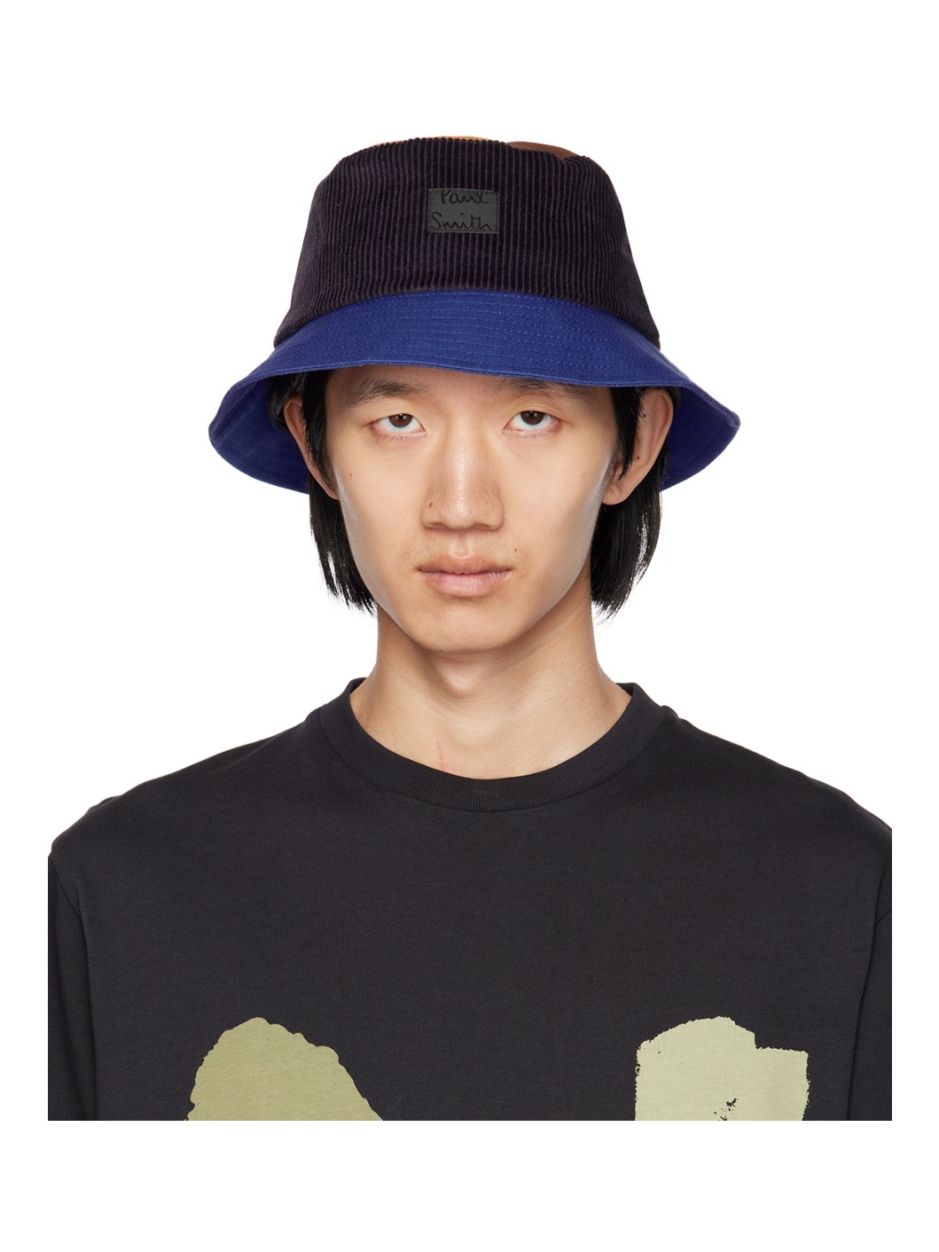 Multicolor Color Block Bucket Hat - 1